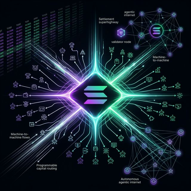 Solana AI agents agentic internet infrastructure